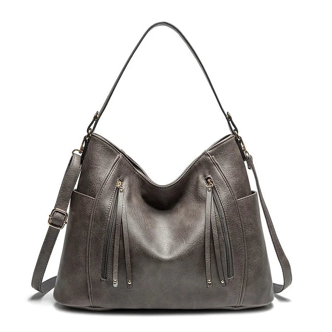 Woman wearing the Ximena women's elegant bag, 13 view