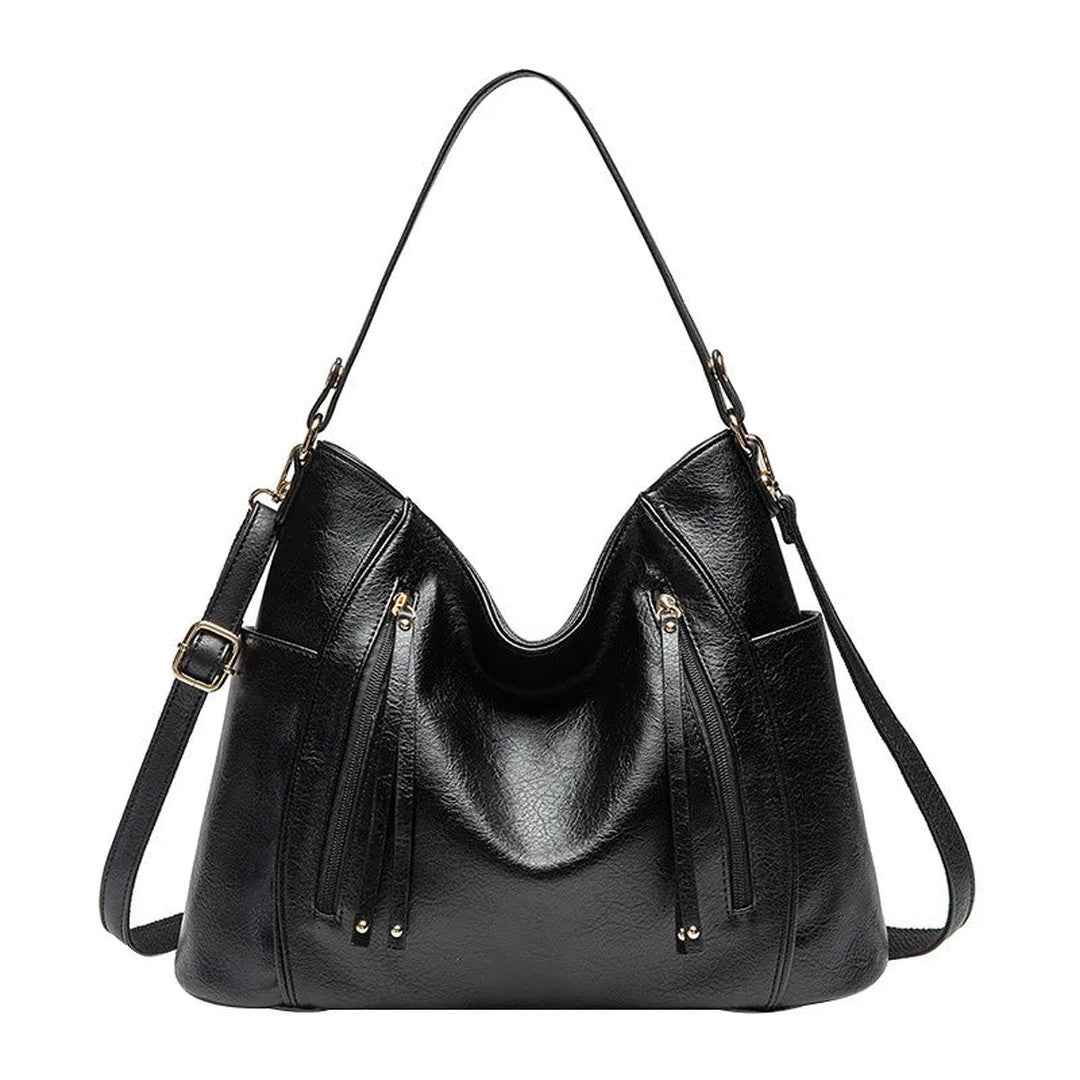 Woman wearing the Ximena women's elegant bag, 14 view