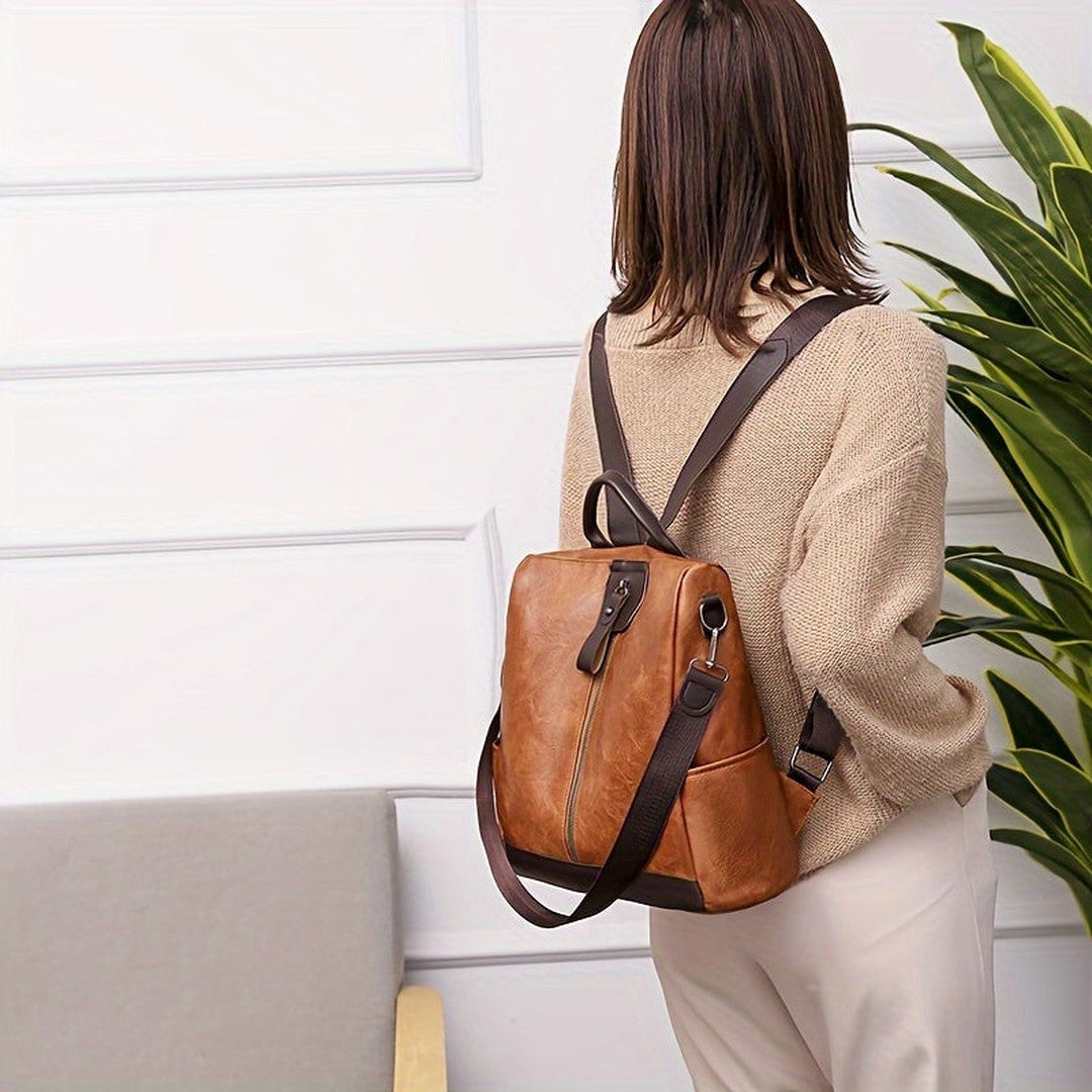 Woman wearing the Zadie women's apparel, detail view
