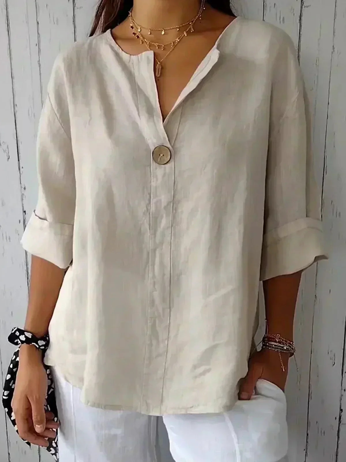 Anouk | Women's Relaxed Button Front Tunic