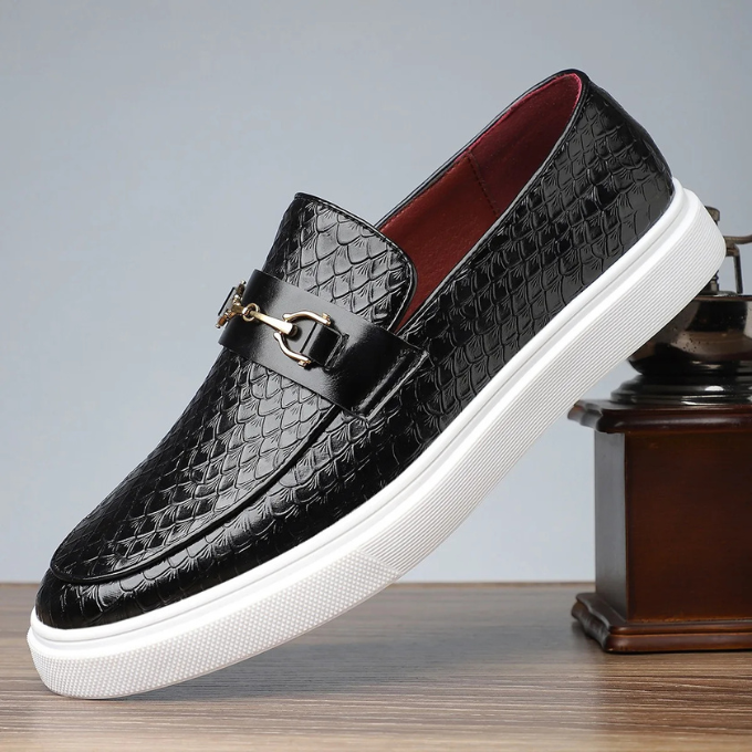 Owen | Men's Textured Slip-On Orthopedic Loafers