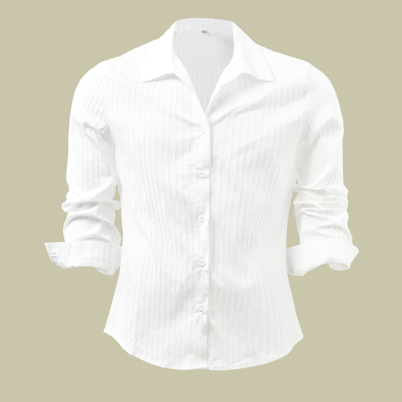 Zayn | Men's Slim Fit Ribbed Linen Casual Shirt