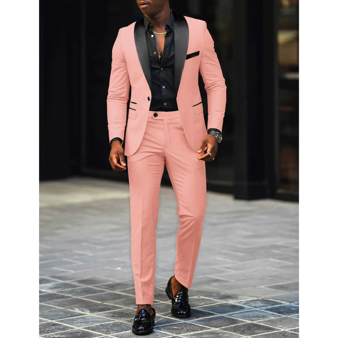 Victor | Men's Slim Fit Peak Lapel Suit Set