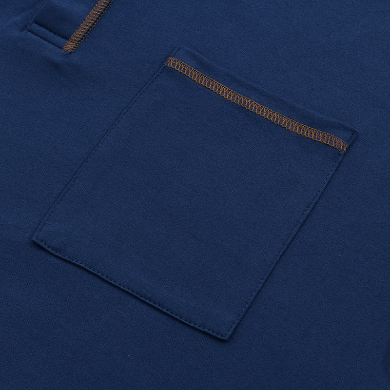 Derek | Men's Slim Fit Henley Style T-Shirt