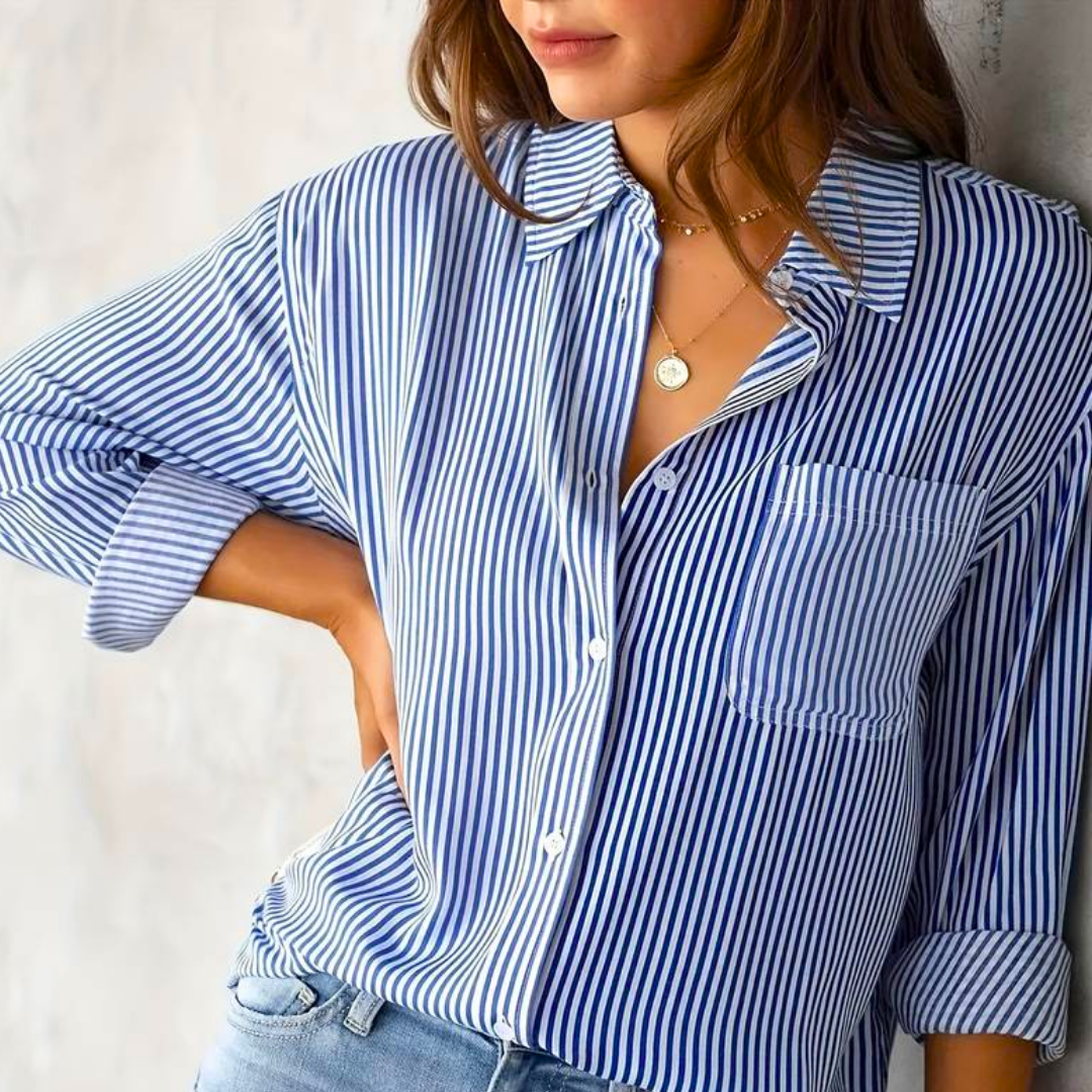 Daria | Women's Long Sleeve Button Front Shirt