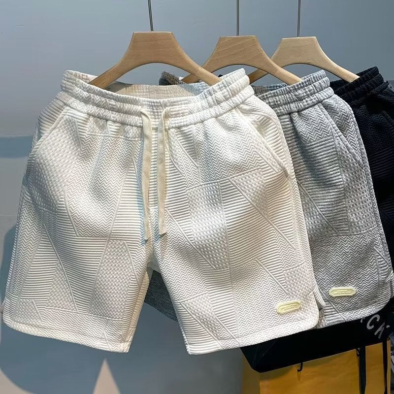 Jude | Men's Textured Pull-On Drawstring Shorts