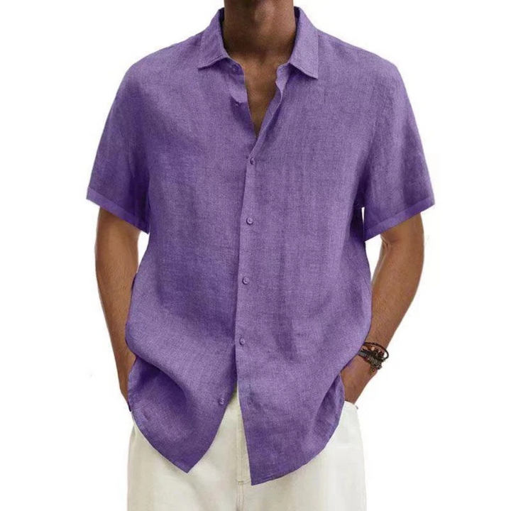 Miles | Men's Short Sleeve Beach Summer Shirt