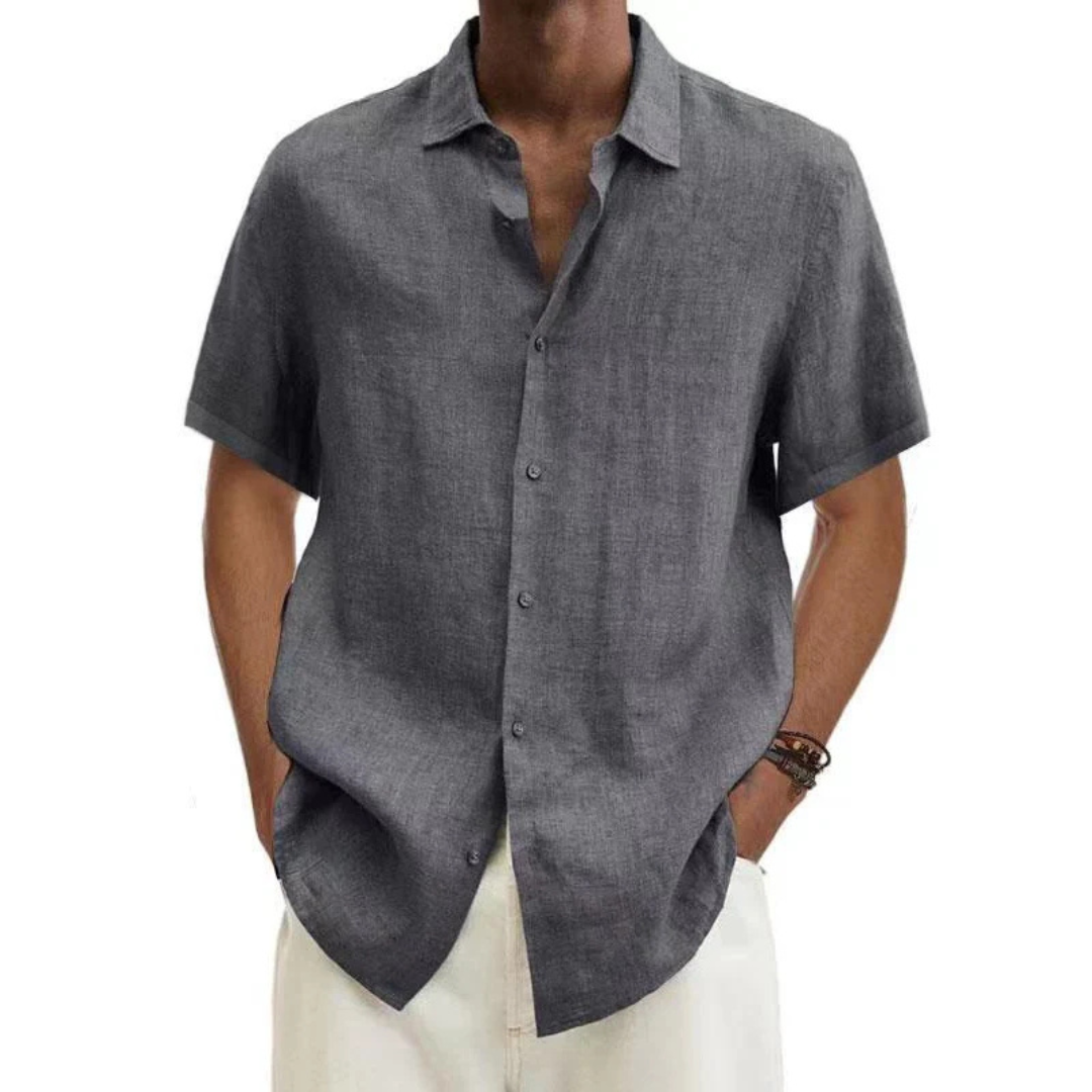 Miles | Men's Short Sleeve Beach Summer Shirt
