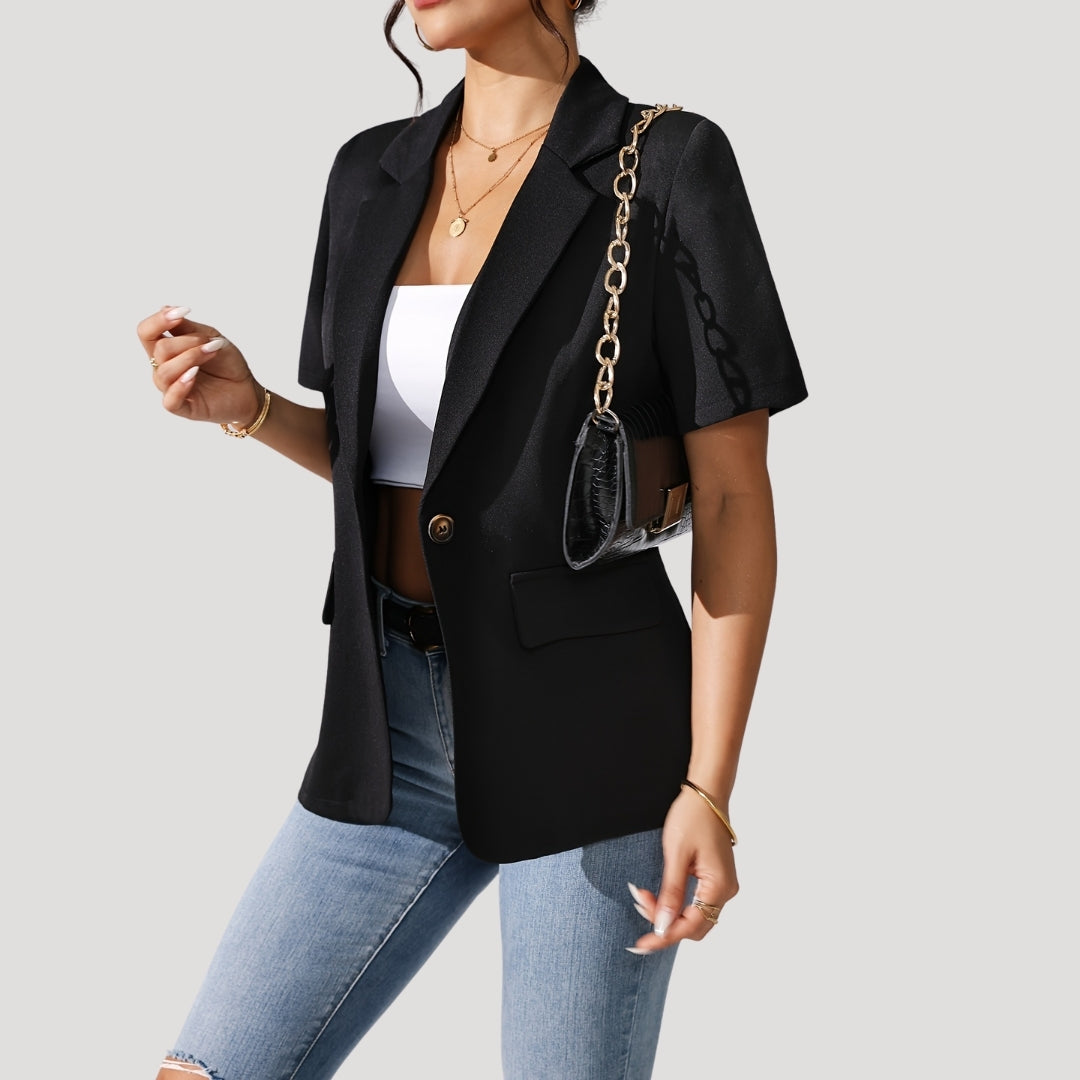 Ariana | Women's Tailored Short Sleeve Blazer