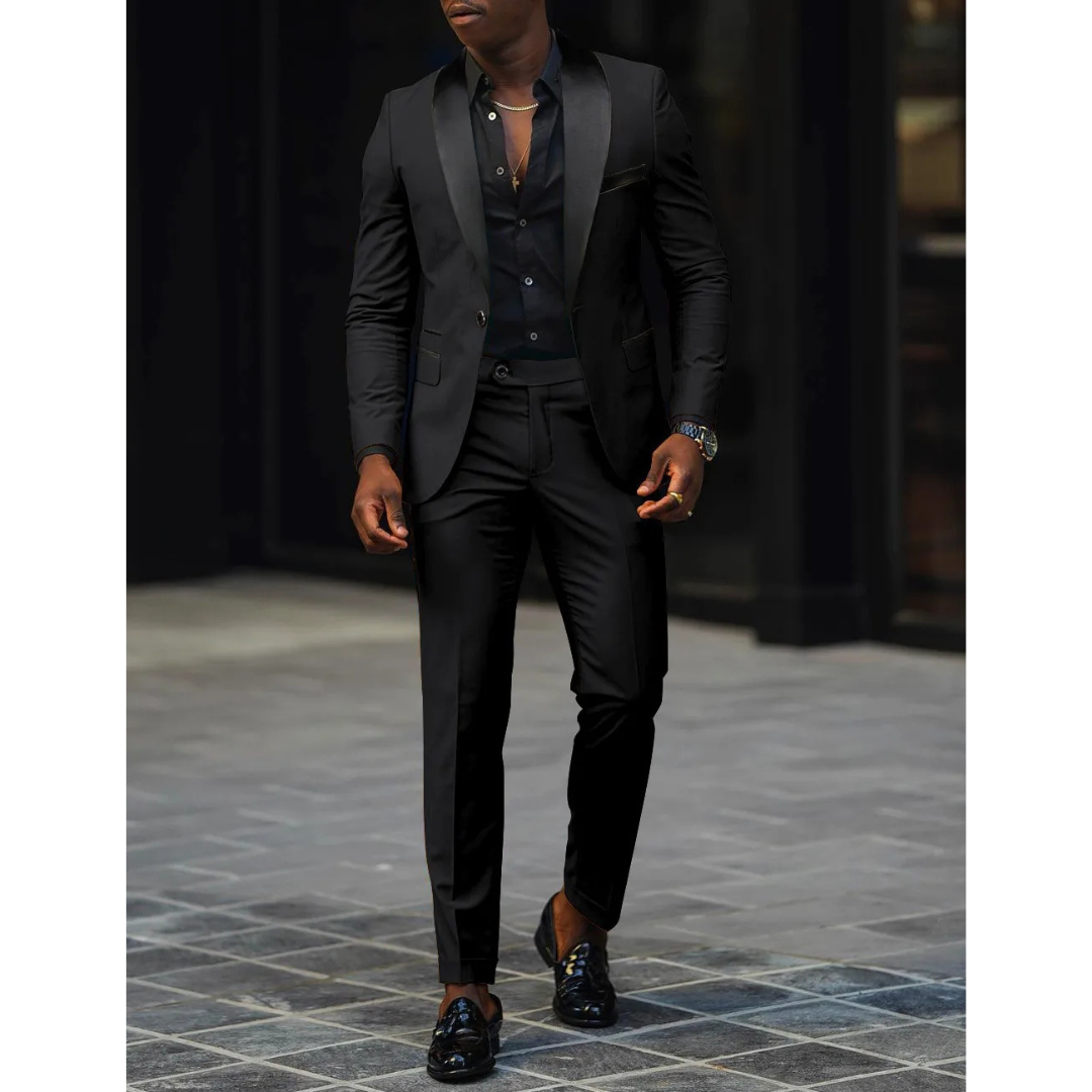 Oliver | Men's Slim Tailored Two-Piece Suit Set