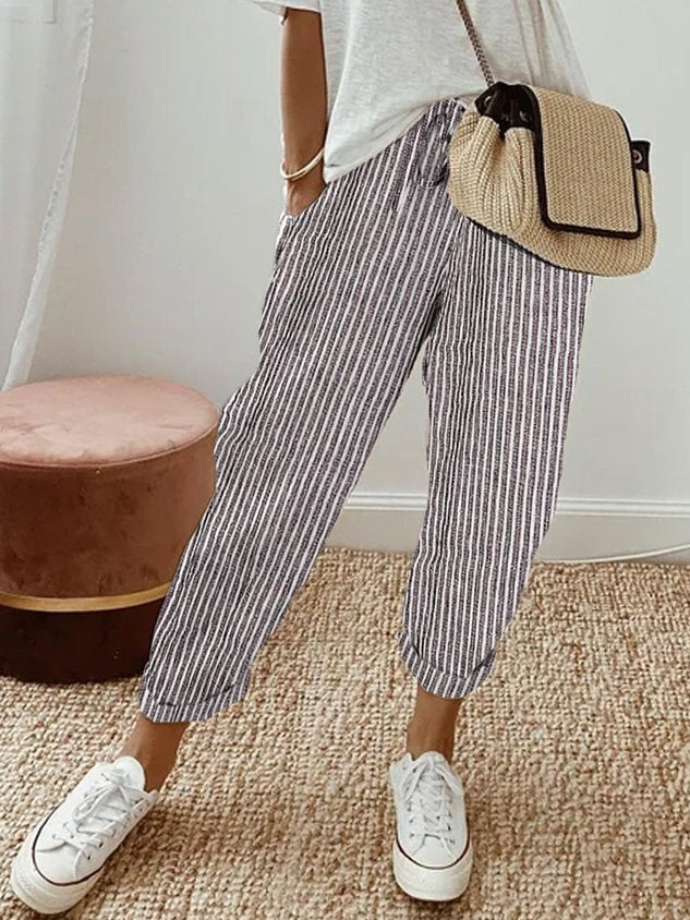 Astra | Women's Linen Drawstring Pants