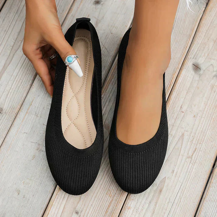 Daphne | Women's Knit Slip-On Ballet Style Flats