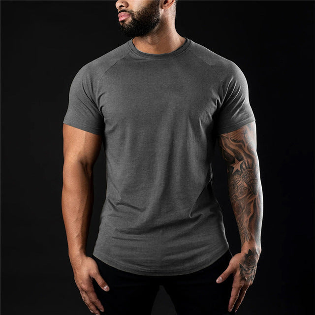Connor | Men's Slim-Fit Raglan Sleeve Crew Neck T Shirt