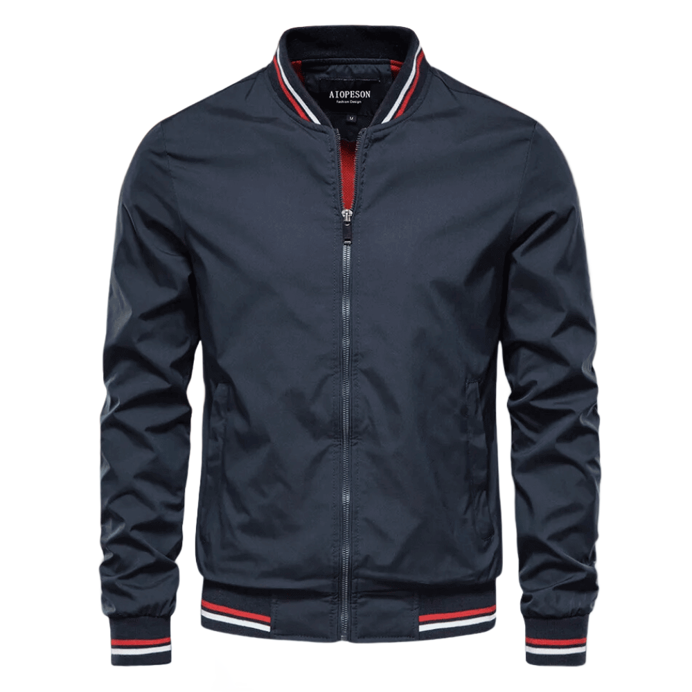 Marco | Men's Slim-Fit Classic Zip-Up Bomber Jacket