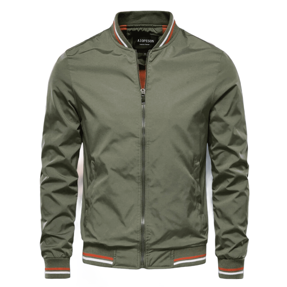 Marco | Men's Slim-Fit Classic Zip-Up Bomber Jacket