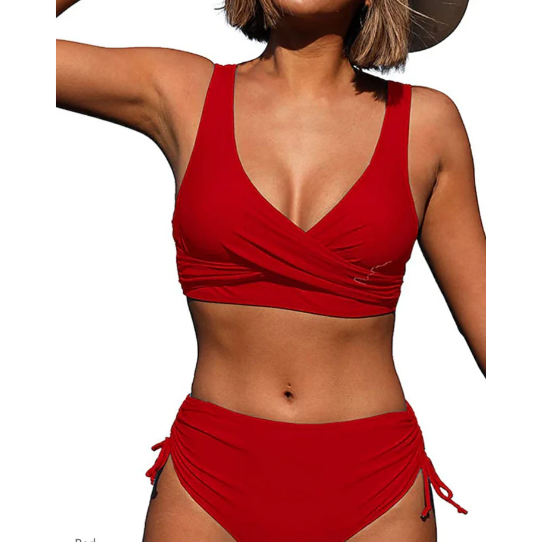 Zara | Women's High-Rise Wrap Bikini Set
