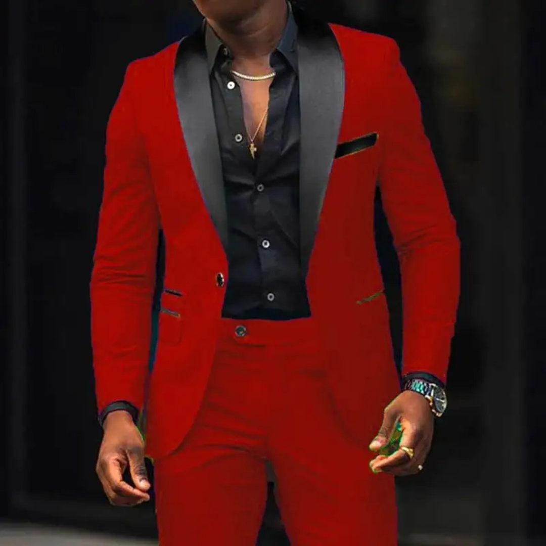 Oliver | Men's Slim Tailored Two-Piece Suit Set