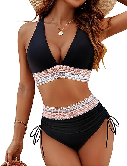 Ariana | Women's High-Rise Tie Detail Bikini Set