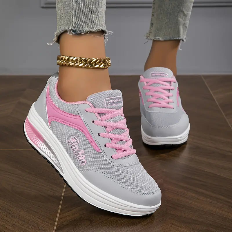 Zara | Women's Orthopedic Platform Lace-Up Sneakers