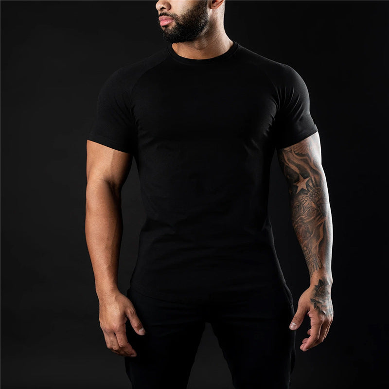 Connor | Men's Slim-Fit Raglan Sleeve Crew Neck T Shirt