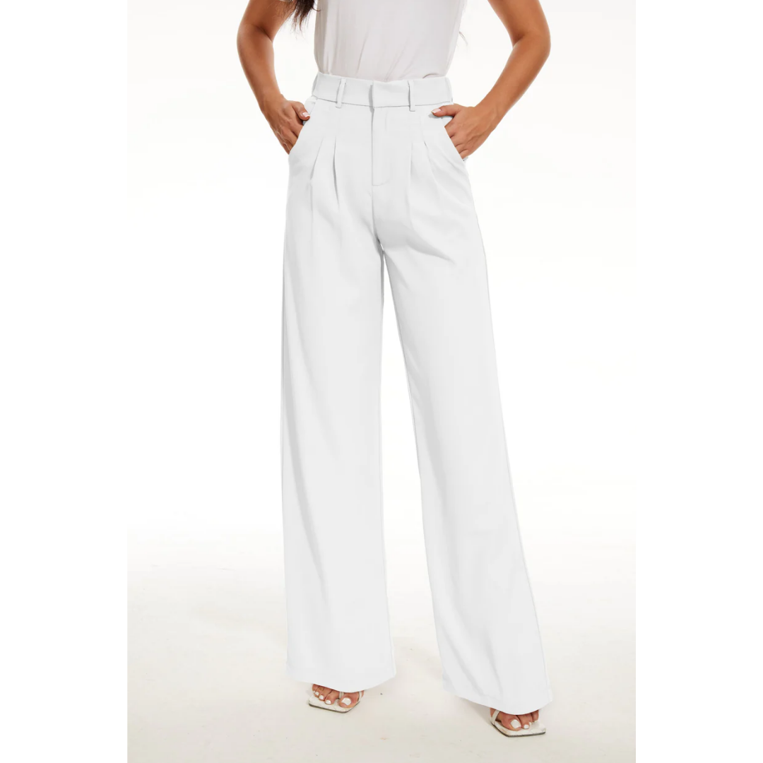 Arlina | Women's High Rise Wide Leg Palazzo Pants