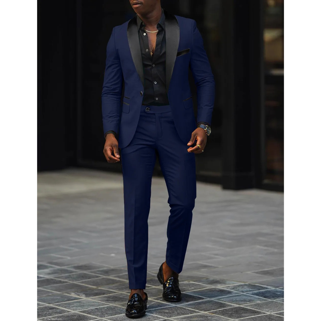 Oliver | Men's Slim Tailored Two-Piece Suit Set