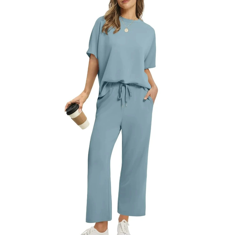 Elina | Women's Relaxed Two-Piece Lounge Set With Pockets