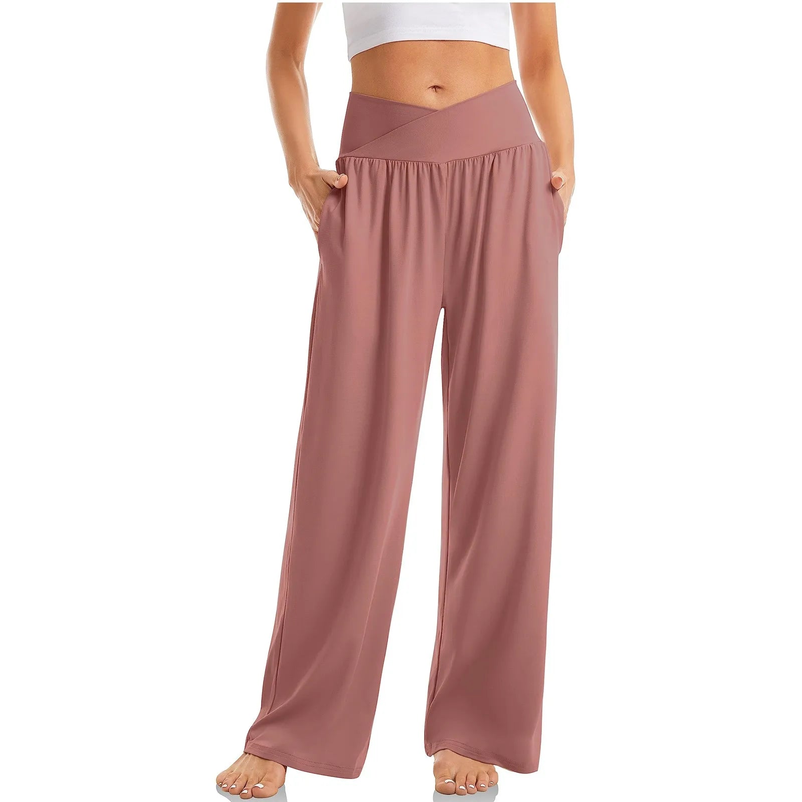 Soraya | Women's High-Rise Crossover Yoga Pants