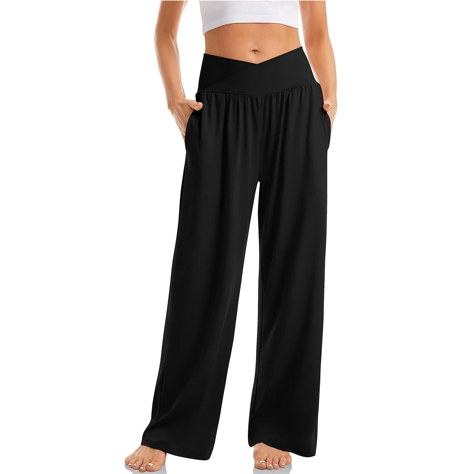 Soraya | Women's High-Rise Crossover Yoga Pants