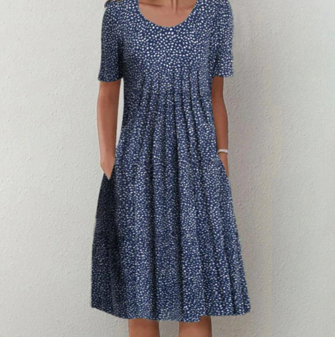 Mirelle | Women's Pleated Summer A-Line Dress