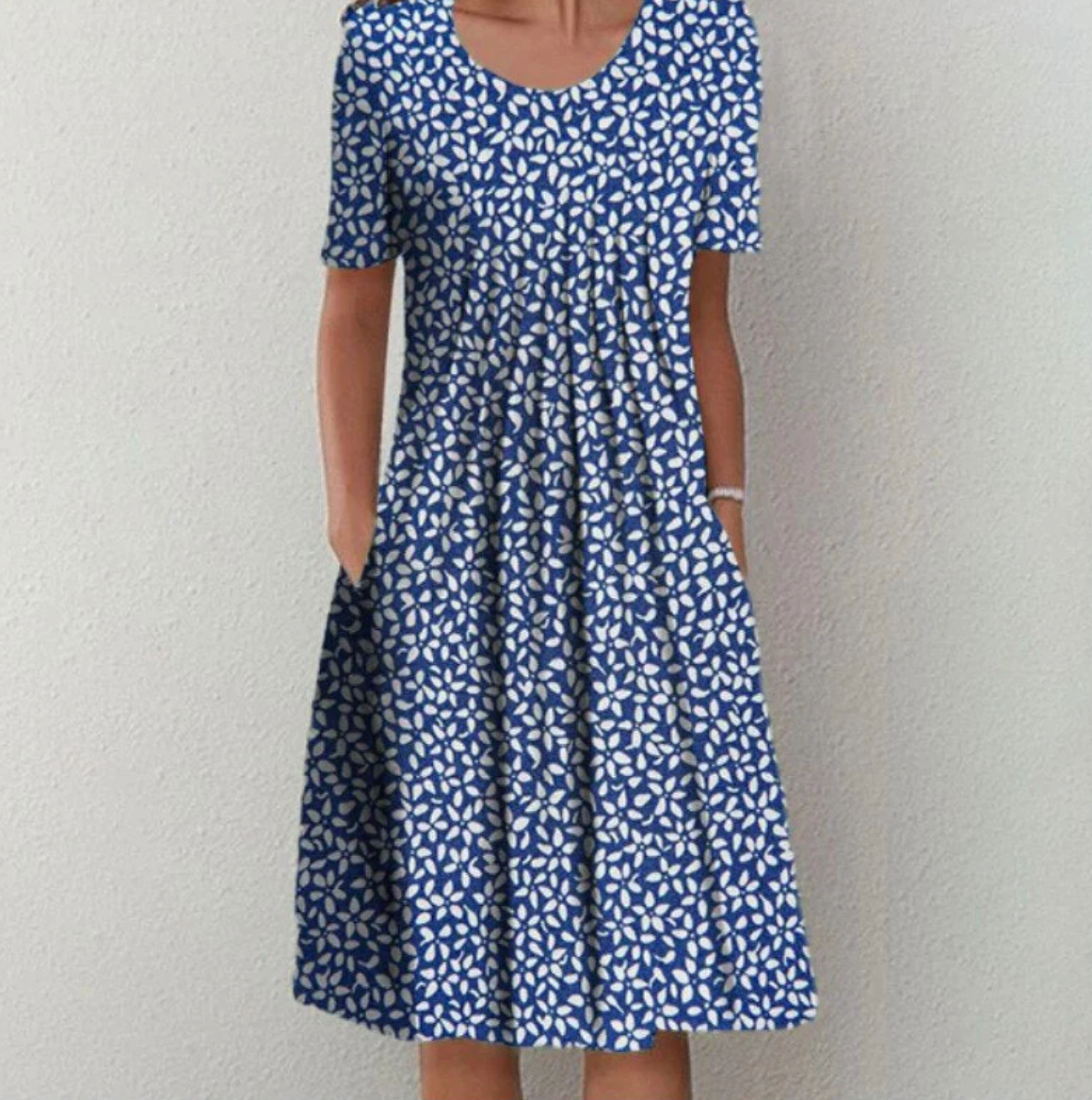Mirelle | Women's Pleated Summer A-Line Dress