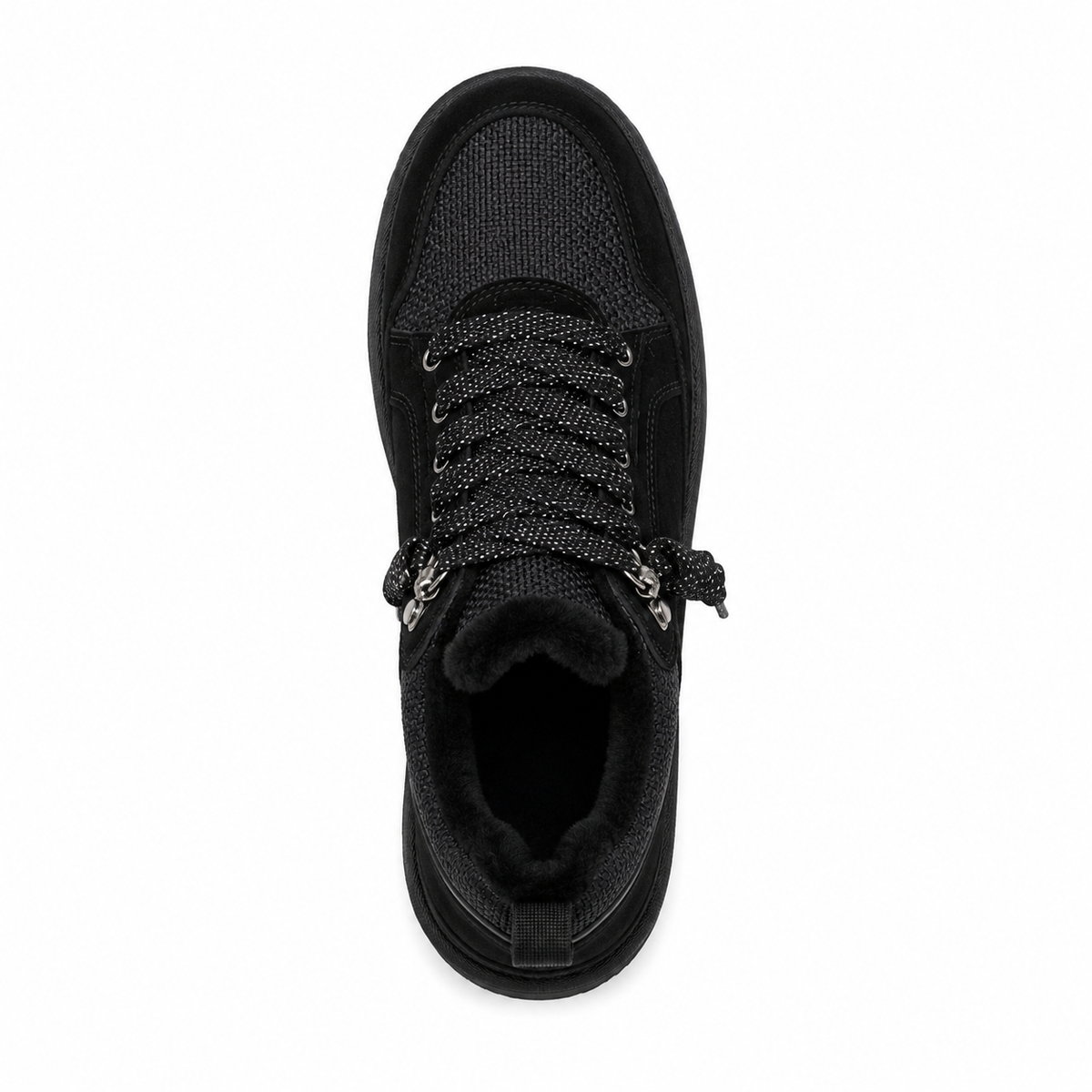 Sienna | Women's Fleece-Lined Suede Lace-Up Platform Sneakers