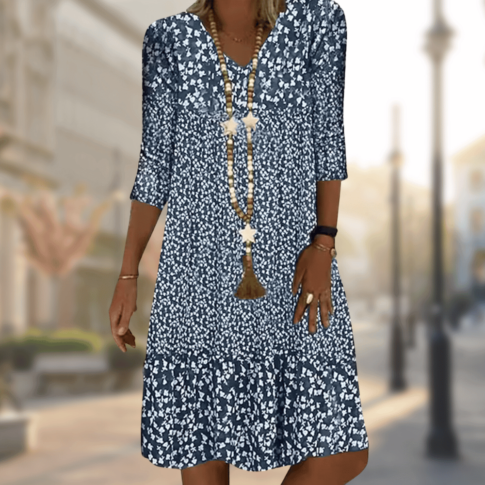 Sorelle | Women's Tiered Floral Flowy Summer Dress