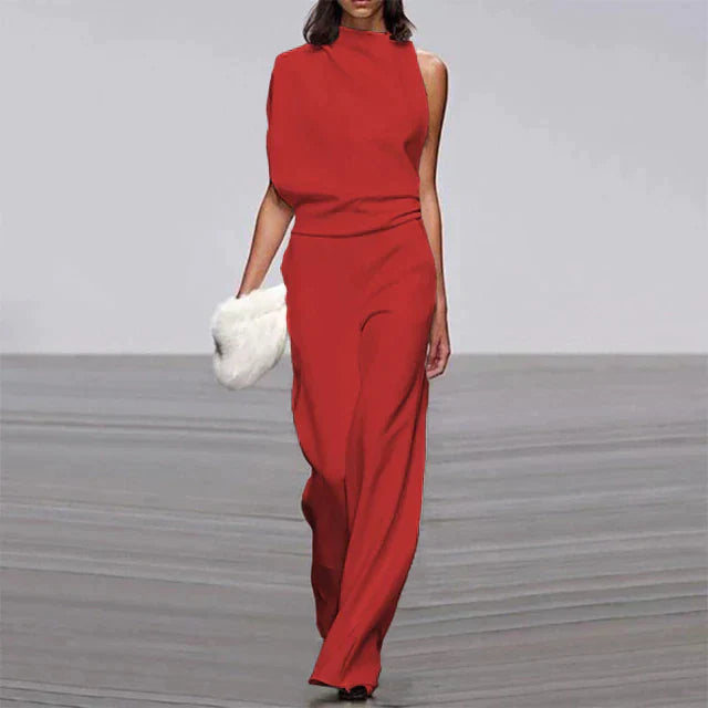 Sable | Women's One Shoulder Wide-Leg Outfit