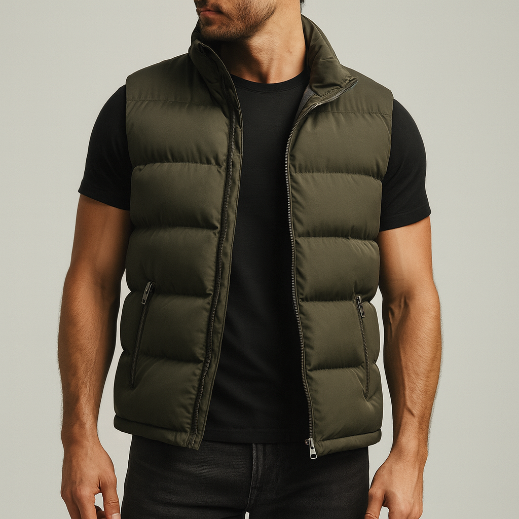 Adrian | Men's Lightweight Quilted Padded Vest
