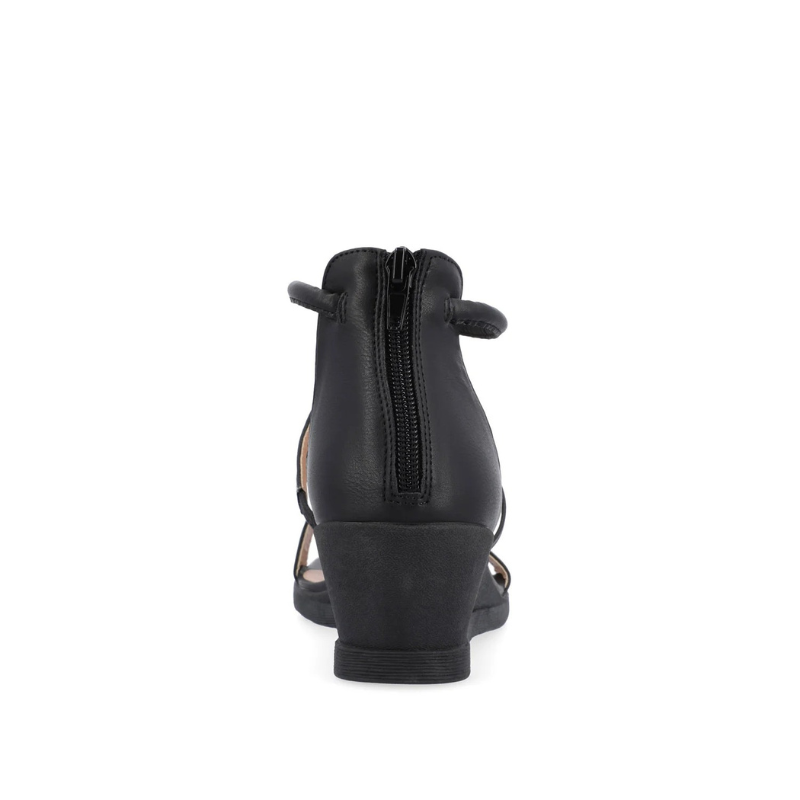 Petra | Women's T-Strap Wedge Heel Sandals