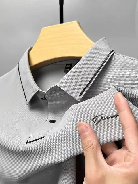 Felix | Men's Classic Textured Polo Shirt With Refined Collar