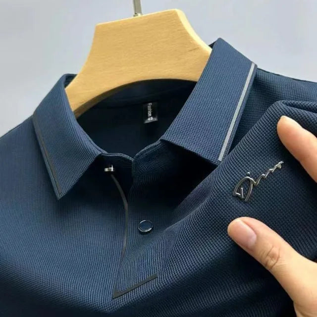 Elliot | Men's Classic Textured Pique Polo Shirt