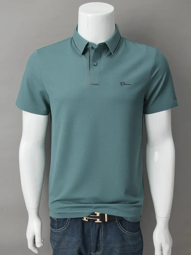 Elliot | Men's Classic Textured Pique Polo Shirt