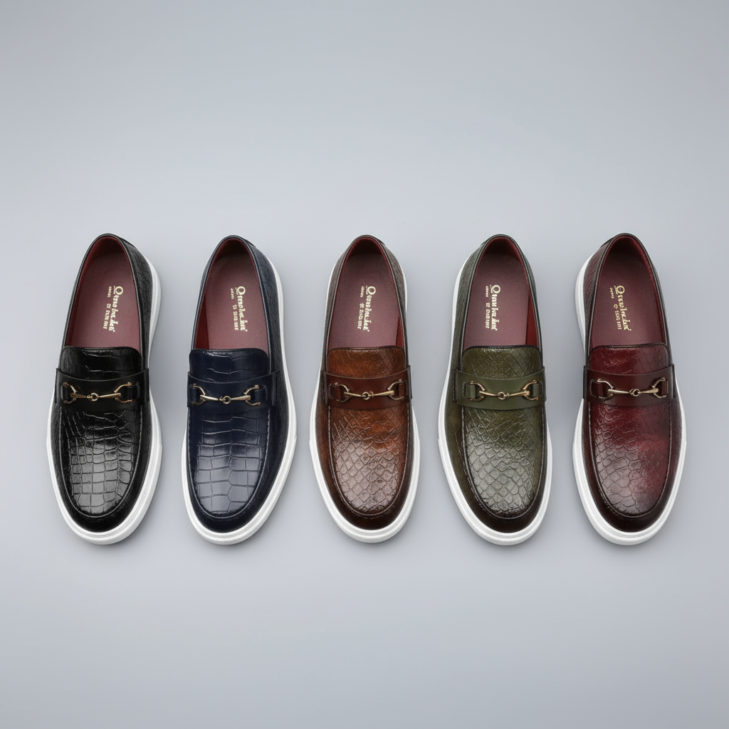 Owen | Men's Textured Slip-On Orthopedic Loafers