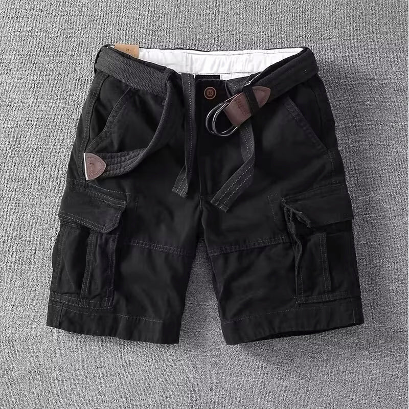 Brock | Men's Multi Pocket Casual Cargo Shorts