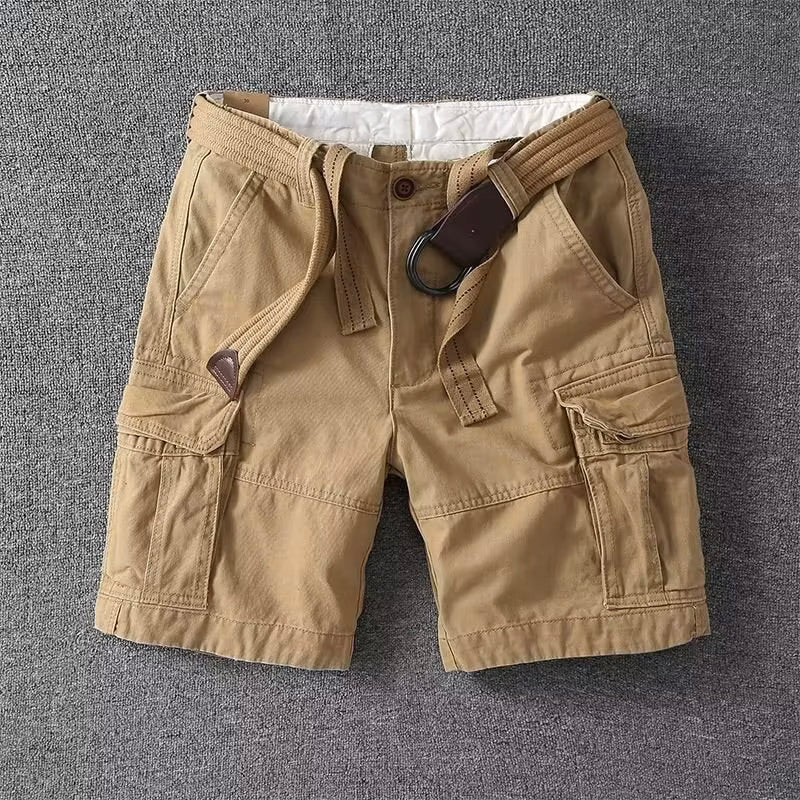 Brock | Men's Multi Pocket Casual Cargo Shorts