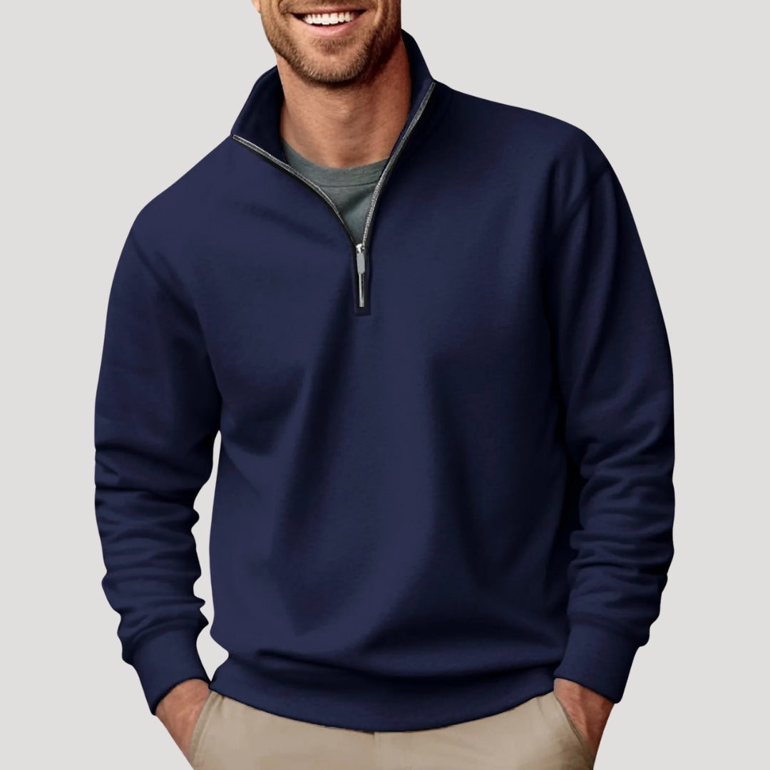 Felix | Men's Casual Quarter Zip Knit Top