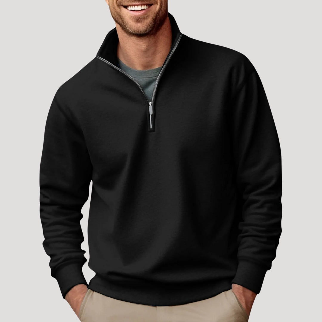 Felix | Men's Casual Quarter Zip Knit Top