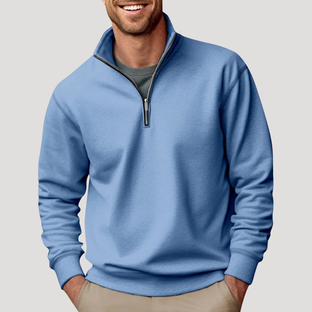 Felix | Men's Casual Quarter Zip Knit Top