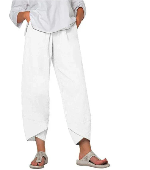 Renata | Women's High Waist Wide-Leg Pants