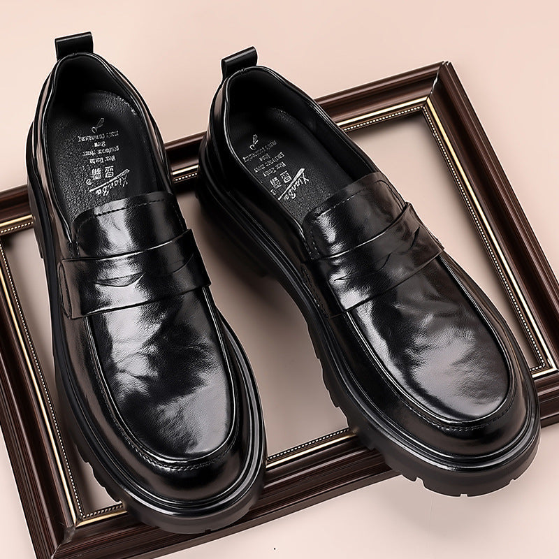 Marco | Men's Chunky Leather Slip-On Loafers