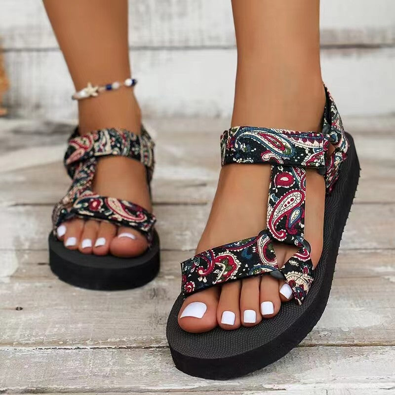 Daphne | Women's Boho Pattern Open Toe Sandals