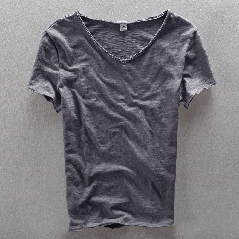 Zayn | Men's Casual Short Sleeve V-Neck T-Shirt