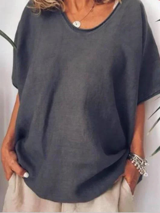 Maya | Women's Half Sleeve Round Neck Blouse